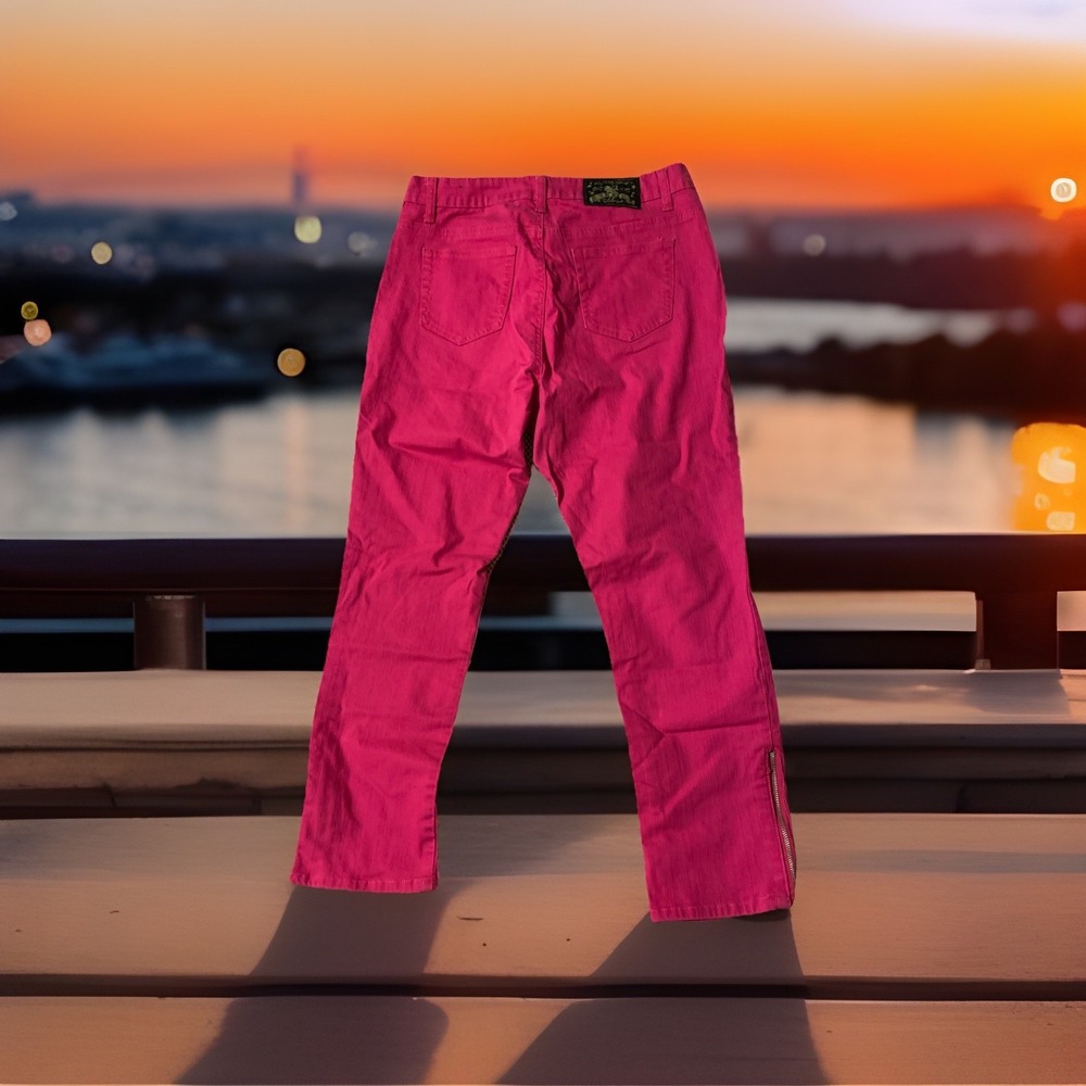 Toxic Authentic‎ Pink Pants Zipper Ankle 14